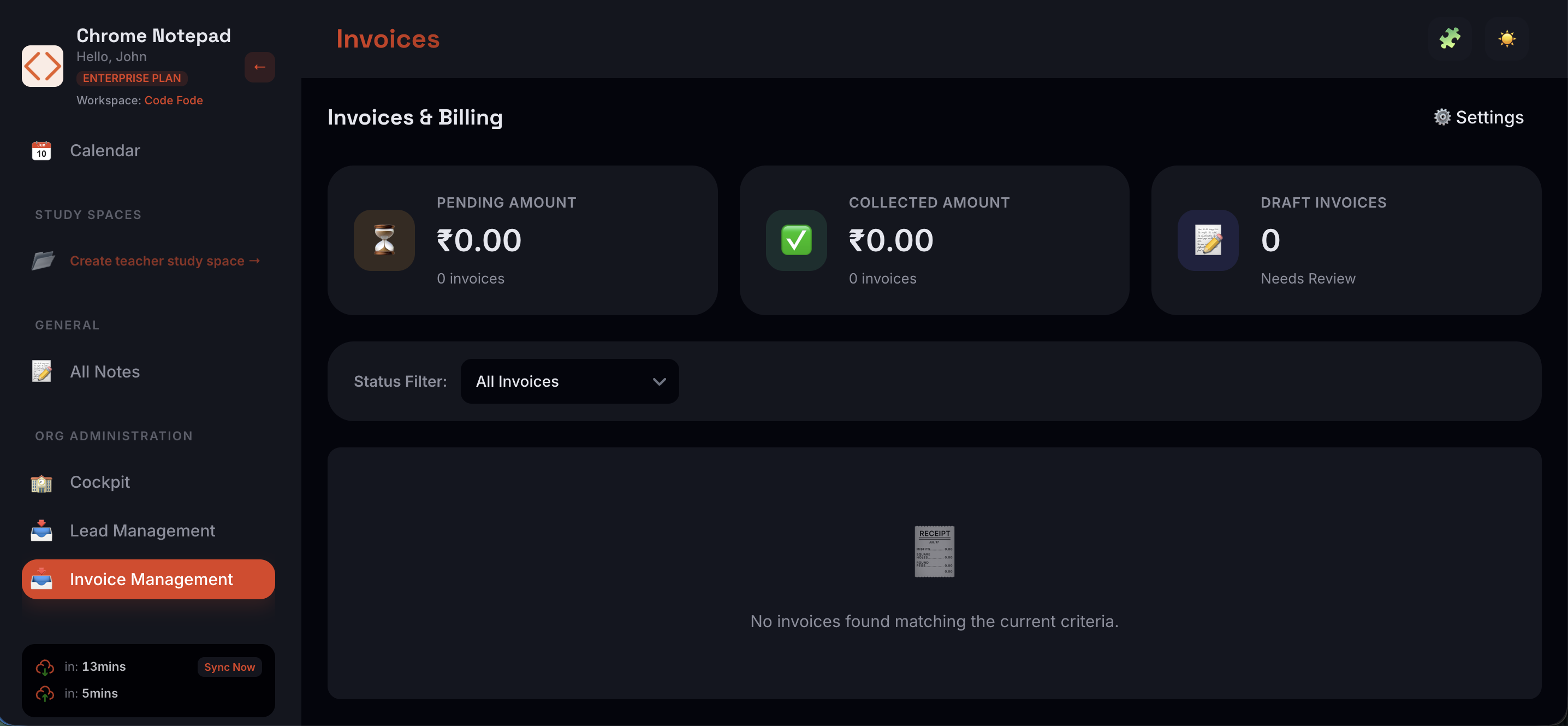 Invoice Management
